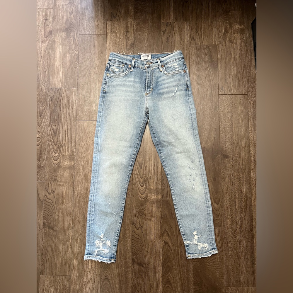 Agolde Distressed Skinny Jeans